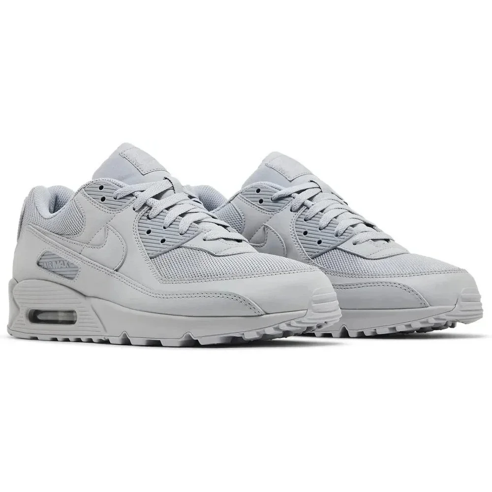 Men's Size 10- Nike Air Max 90 Triple Grey Shoes Sneakers CN8490-001  NEW